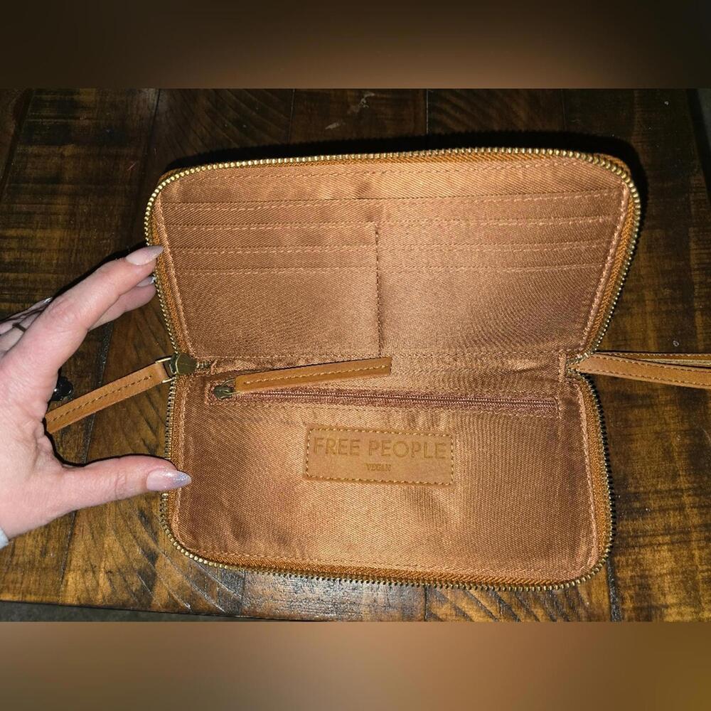 Free People Distressed Vegan Wallet - Picture 2 of 4